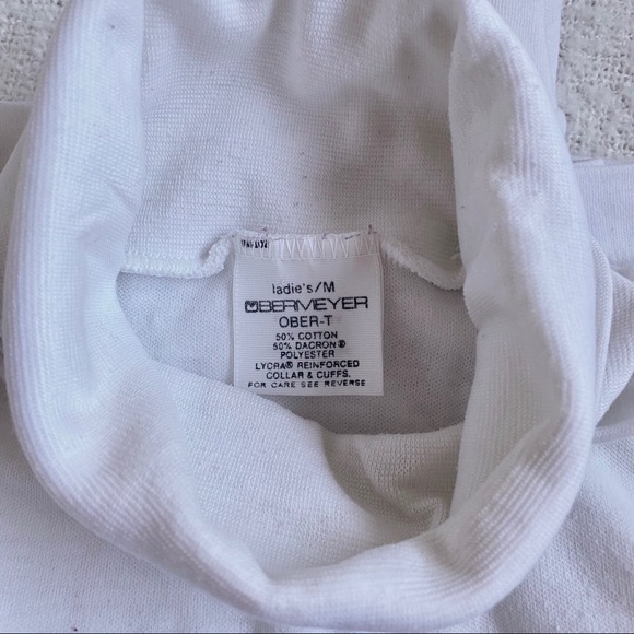 *SOLD* White Turtleneck Top - Picture 3 of 5